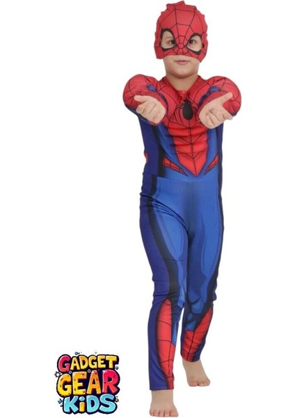 Kırmızı Çocuk Süper Kahraman Kostümü, Parti ve Halloween Için Ideal Seçenek fırsatları