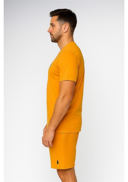 Polo Şortlu Takım Clasic Düz Turuncu fiyatları