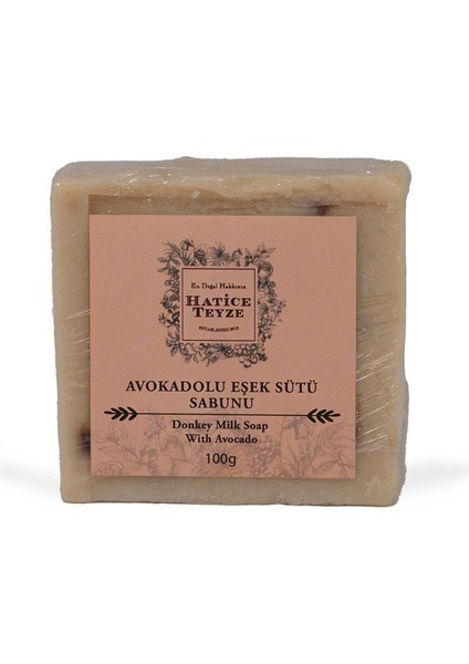Avokadolu & Eşek Sütlü Sabun - 100 Gr.