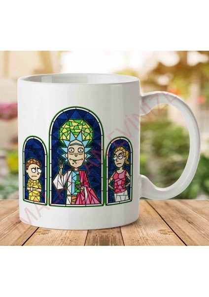 1-1912 Sacred Booze R And M Iki Tarafı Baskılı Kupa Bardak