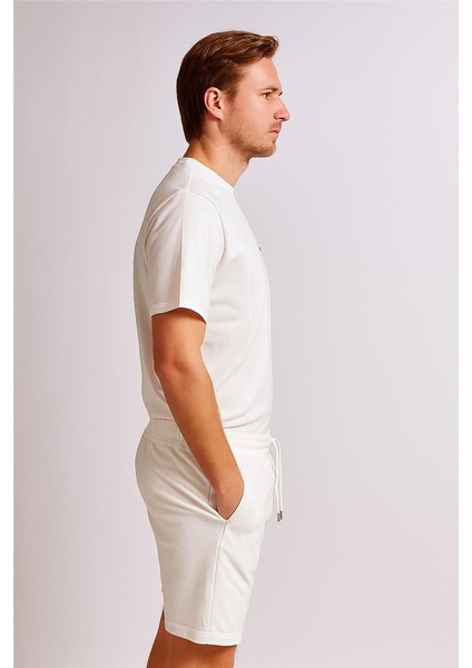 Lacco Şortlu Takım Clasic Düz Beyaz fiyatları