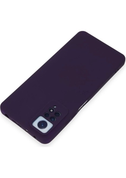 Xiaomi Redmi Note 12 Pro 4g Kılıf Nano Içi Kadife Silikon - Mor modelleri