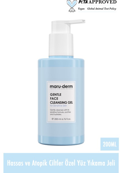 Aloe Vera Yüz Yıkama Jeli 200 ml – Hassas ve Atopik Ciltler İçin Nazik Temizleyici, Nemlendirici ve Canlandırıcı fırsatları