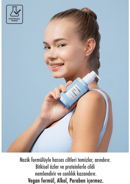 Aloe Vera Yüz Yıkama Jeli 200 ml – Hassas ve Atopik Ciltler İçin Nazik Temizleyici, Nemlendirici ve Canlandırıcı indirimleri