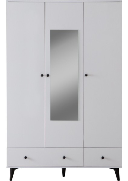 Gardırop, Bianca 3 Kapaklı Aynalı Dolap fiyatları