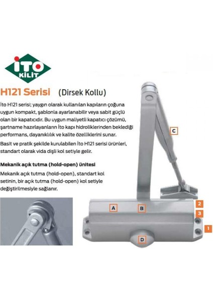 Ito H121CE Kapı Hidroliği modelleri