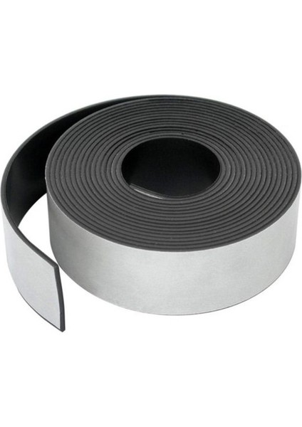 1 Metre Geniş ve Kalın Yapışkanlı Şerit Mıknatıs Magnet Genişlik 3cm - Kalınlık 2mm