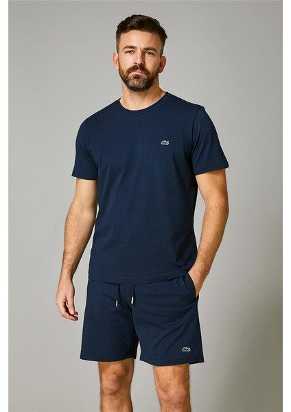 Lacco Şortlu Takım Clasic Düz Lacivert