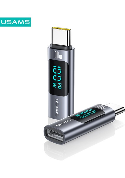 SJ682 100W Type-C Hızlı Şarj Dönüştürücüsü – Dijital Ekranlı fiyatları