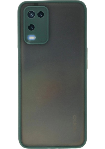 Oppo A54 4g Kılıf Montreal Silikon Kapak - Yeşil