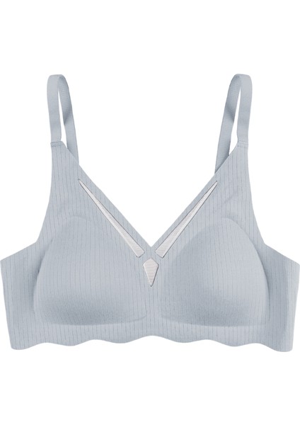 Balensiz Lazer Dikişsiz Dilim Detaylı Dekolteli Sütyen