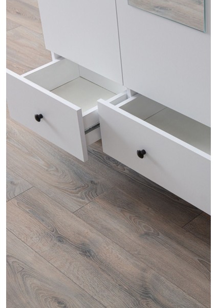 Gardırop, Bianca 4 Kapaklı Aynalı Dolap fırsatları