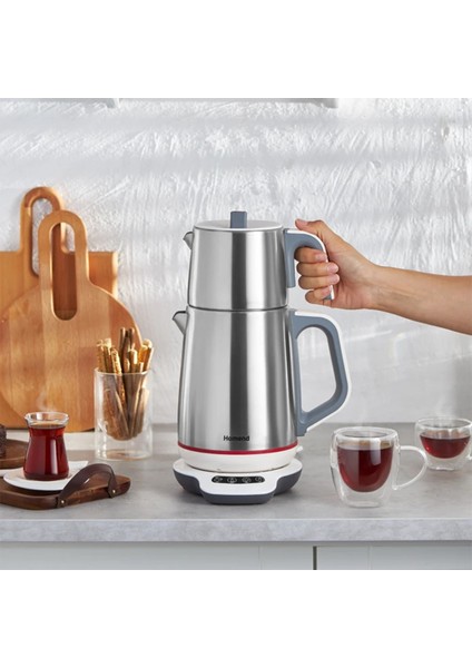 Royaltea 1709H Konuşan Çay Makinesi - Inox - 1800 Watt fiyatları