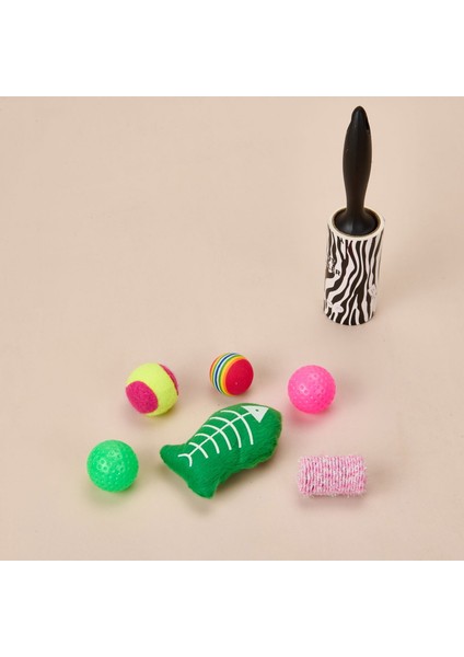 6'lı Kedi Oyuncağı - Renkli fiyatları
