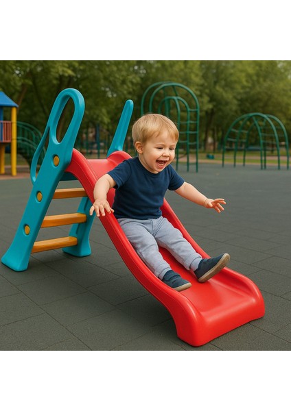 Minifun Kaydırak-Playtime Kids Slide|-Ev ve Bahçe Uyumlu Dayanıklı Plastik Kaydırak | 141×64×93 cm