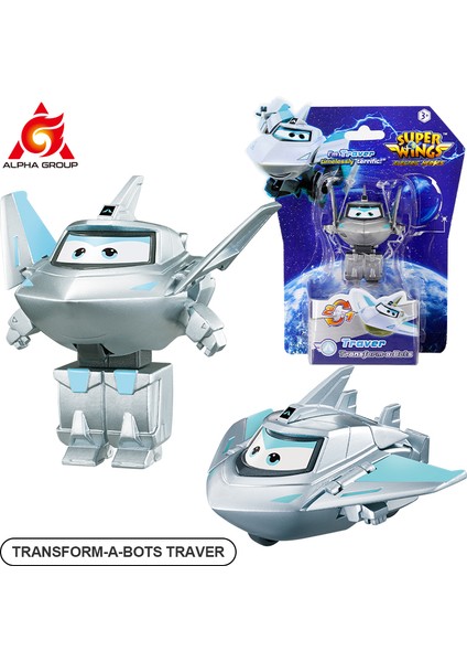 Süper Kanatlar Mini Yenı Jett 2 Inç 3 Adımda Uçakya Robot Dönüşümü Deformasyon Aksiyon Figürleri 2 Modu Dönüştürücü Çocuk Oyuncak (Yurt Dışından)