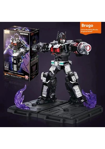 Blokees:transformers Optimus Prime Bumblebee Kırmızı Örümcek Phantom Megatron Çocuk Mobil Bebek Koleksiyonu Oyuncaklar Noel Doğum Günü Hediyesi (Yurt Dışından)
