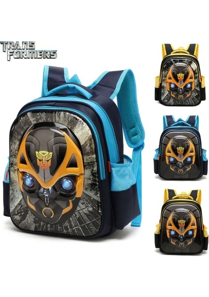 Transformers 3D Mini Sırt Çantaları Bumblebee Optimus Prime Cosplay Su Geçirmez Çocuk Okul Çantaları Kawaii Sırt Çantası Çocuklar Mochila (Yurt Dışından) fiyatları