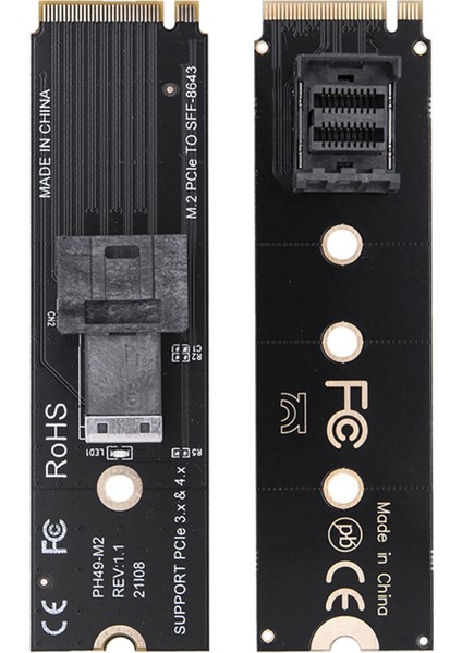 M.2 Nvme To U.2 Converter Card M.2 Nvme M.2 Pcıe To SFF8643 Hard Disk Adapter Card Support 2230/2242/2260/2280 SSD (Yurt Dışından) fiyatları