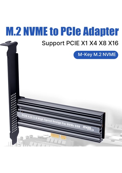 M.2 Nvme - Pcıe 4.0 X1 Adaptörü 2230/2242/2260/2280 SSD Için Arayüz Dönüştürücü Masaüstü Için Yüksek Hızlı Aktarım Genişletme Kartı (Yurt Dışından) fiyatları