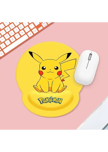 Pokemon Pikachu Karikatür Kaymaz Mouse Pad Çeşitli Bulbasaur Ergonomik Tasarım Ofis Oyunu Masaüstü Mouse Pad Bilek Desteği ile (Yurt Dışından)