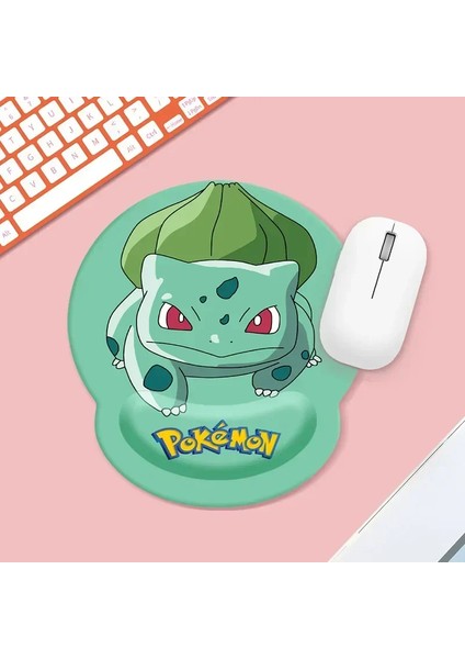 Pokemon Pikachu Karikatür Kaymaz Mouse Pad Çeşitli Bulbasaur Ergonomik Tasarım Ofis Oyunu Masaüstü Mouse Pad Bilek Desteği ile (Yurt Dışından) modelleri