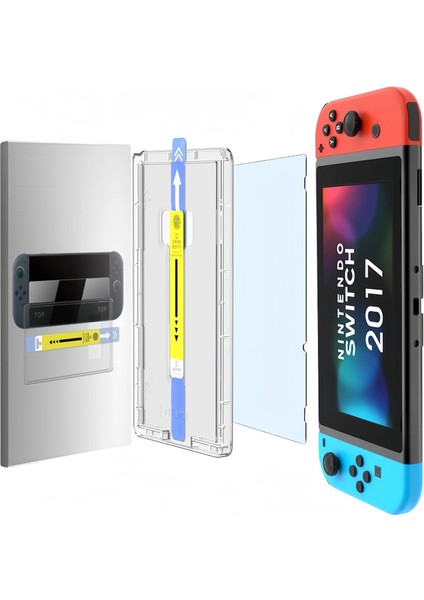 Nintendo Switch Için 6.2 Inç 2017 6.2in Ekran Koruyucu Temperli Cam Kolay Kurulum Kacıksız Çizilmez (Yurt Dışından)