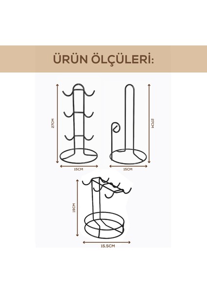 Elmas Metal Tezgah Üstü Mutfak Seti | Fincanlık & Kağıt Havluluk & Tabaklı Fincanlık fiyatları