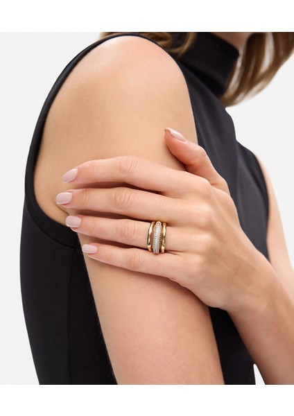 Kristal Taşlı Metal Yüzük IW6250060007265 fiyatları