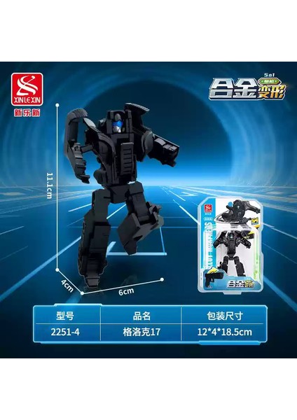Stokta Dönüşüm Oyuncak Hedef Usta Oyuncak Tabanca Kombine Dönüşüm Robotu King Kong Beşi Bir Arada Model Hediyeler (Yurt Dışından)