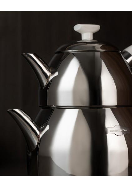 Feuille Çaydanlık Takımı - Çelik - 1000 ml + 2150 ml modelleri