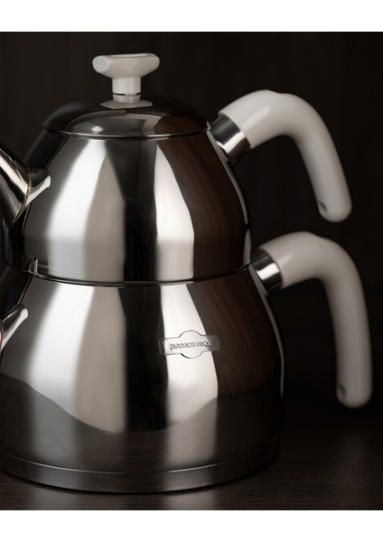 Feuille Çaydanlık Takımı - Çelik - 1000 ml + 2150 ml fırsatları