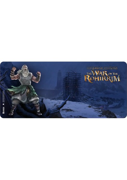 Lord Of The Rings War Of The Rohirrim Helm Hammerhand Mousepad Xxl 90×40