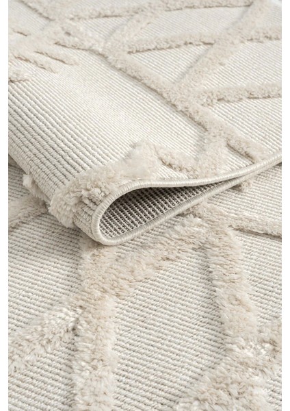 Krem Modern Dokuma Halı Yolluk Antre Oturma Odası Salon Mutfak Halısı indirimleri