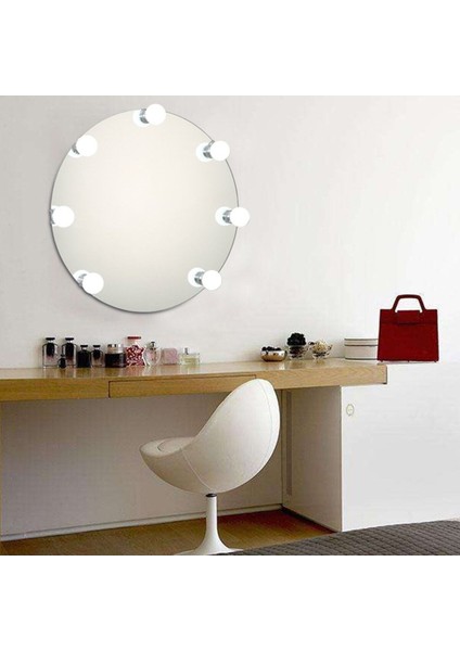 Altı Parçalı Beyaz Makyaj Aynası Işığı Seti, Şık ve Kullanışlı Tasarım fiyatları