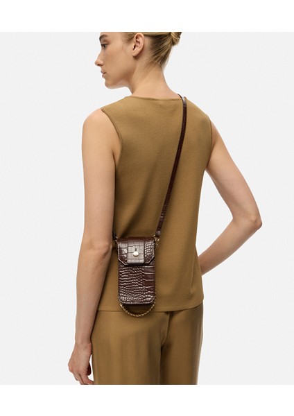 Timsah Derisi Görünümlü Çift Askılı Çanta IW6250052045074 fiyatları