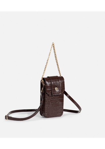 Timsah Derisi Görünümlü Çift Askılı Çanta IW6250052045074 modelleri