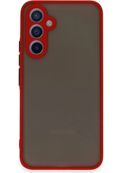 Samsung Galaxy A54 5g Kılıf Montreal Silikon Kapak - Kırmızı