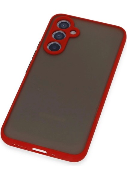 Samsung Galaxy A54 5g Kılıf Montreal Silikon Kapak - Kırmızı fırsatları