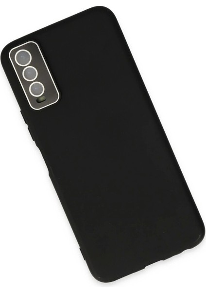 Vivo Y11S Kılıf Lansman Glass Kapak - Siyah modelleri