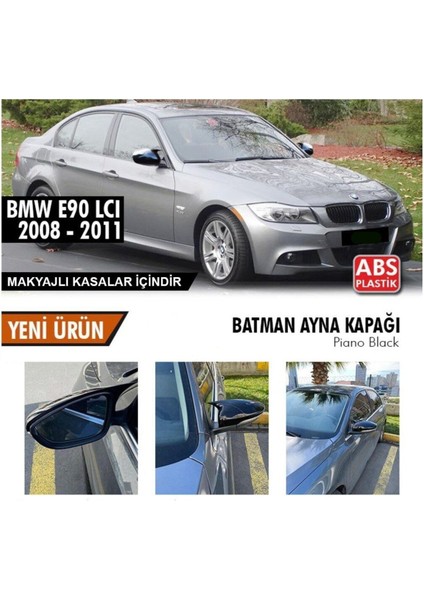 Bmw E90 Yarasa Ayna Kapağı Batman Piano Black Parlak Siyah fırsatları