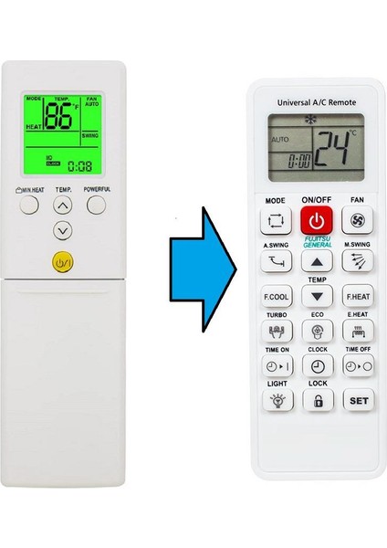 Klima Kumandası-Eşdeğer