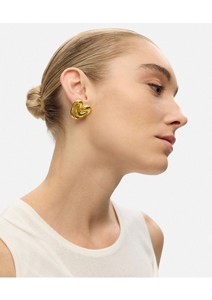 Dokulu Metal Küpe Seti IW6250068074265 fiyatları