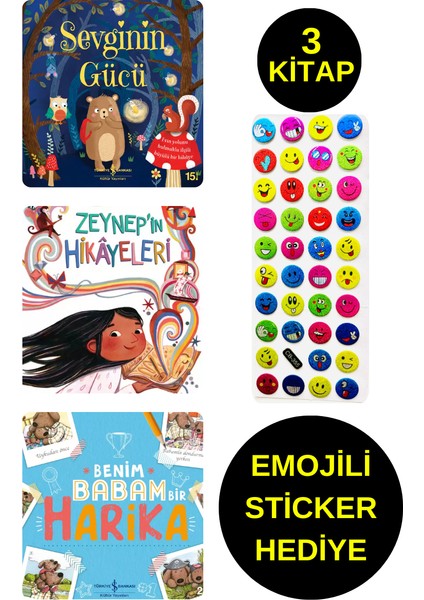 Emojili Sticker Hediye - Okul Öncesi Resimli Kitaplar - Sevginin Gücü - Zeynep'in Hikayeleri ...