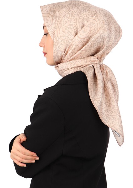 Somon Sanat Desen Twill Ipek Eşarp fiyatları