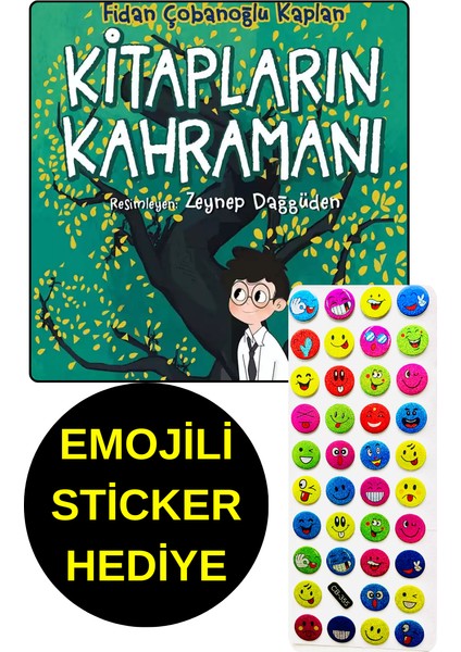 Emojili Sticker Hediye - Okul Öncesi Resimli Kitaplar - Kitapların Kahramanı