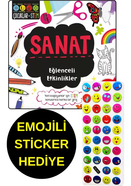 Emojili Sticker Hediye - Sanat - Eğlenceli Etkinlikler - Çocuklar İçin Stem