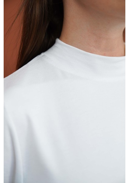 Viskon Tunik ve Pantolon Takım-Beyaz fırsatları