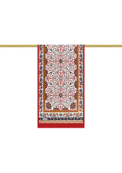 Bordo Sarmaşık Desen Dar Ipek Fular modelleri