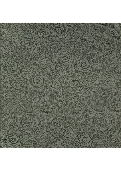 Haki Sanat Desen Twill Ipek Eşarp modelleri
